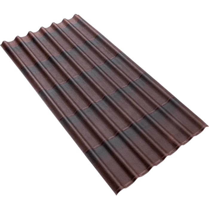 Черепица Ондулин коричневый 1950×950